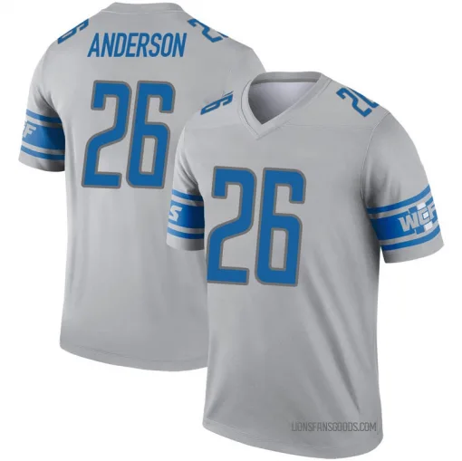 lions gray jersey